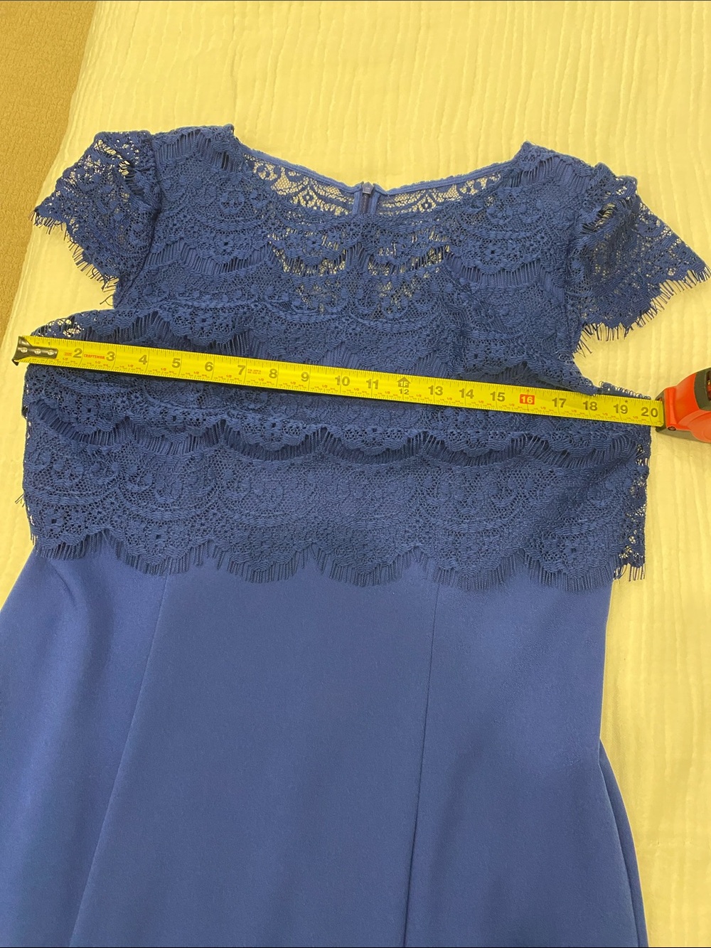 Alex Evenings Blue Dress, Long - Picture 5 of 6